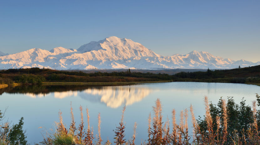 Denali Mountain and Reflection Pond, Alaska