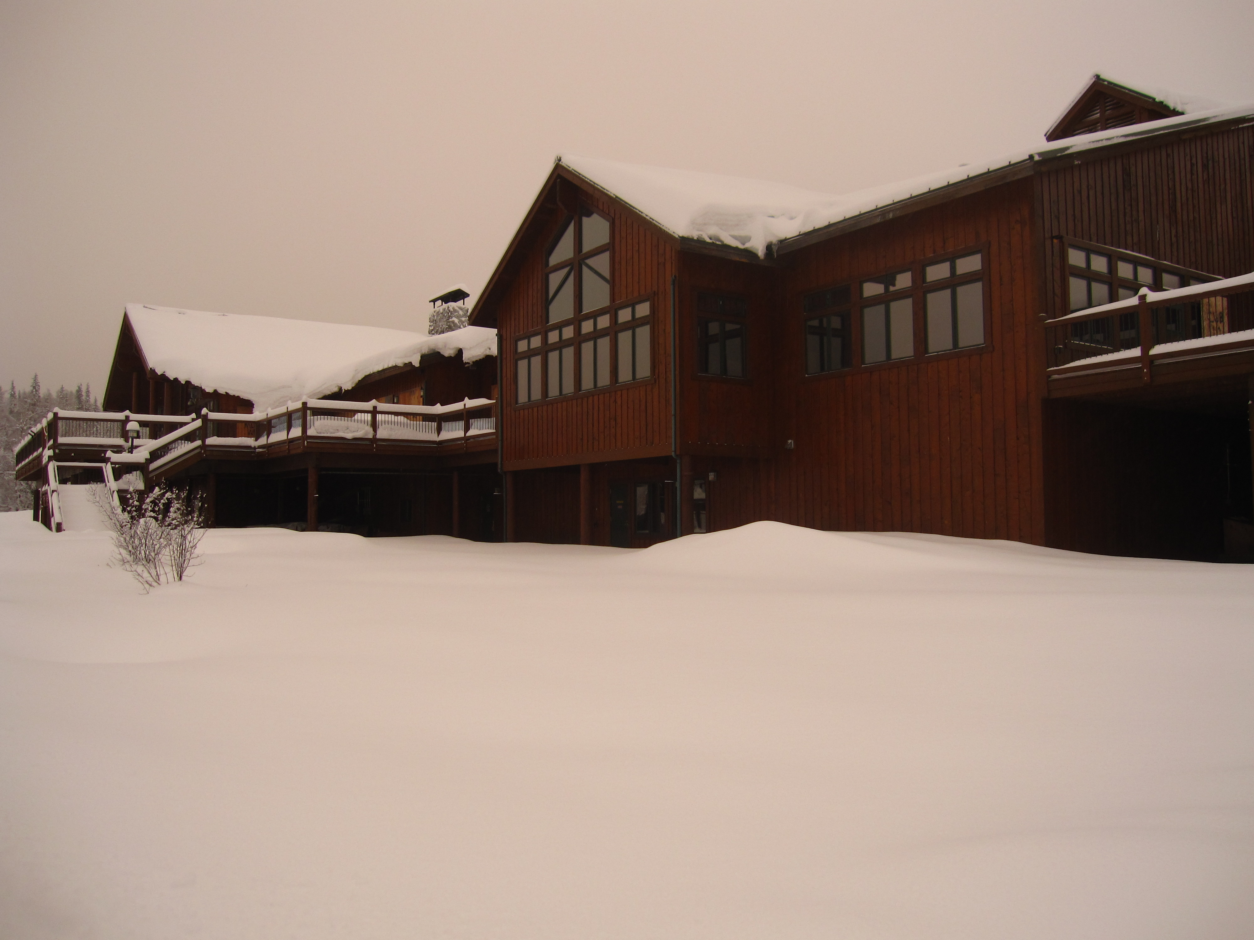 Snow-Covered McKinley Princess Lodge