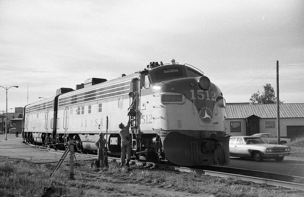 An Alaska Railroad train