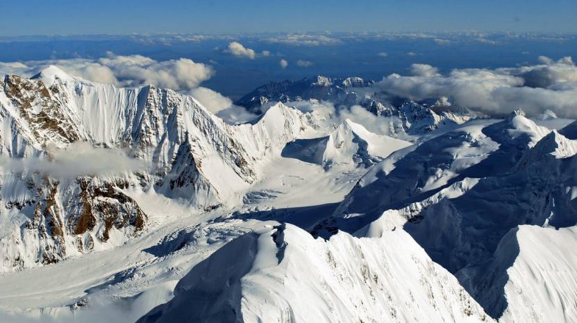 Snow-covered mountains