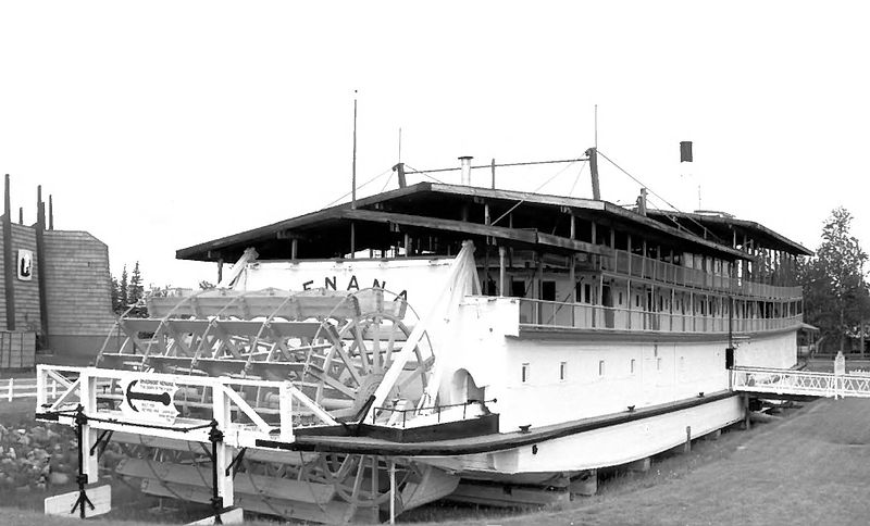 S.S. Nenana Paddlewheel boat currently on display in Pioneer Park in Fairbanks, Alaska,